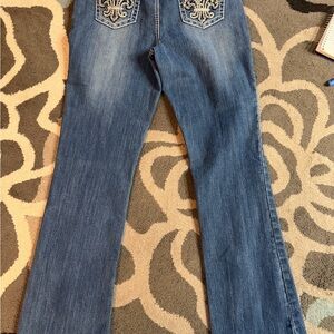 Earl Jeans Women's Boot Cut Denim with Embroidery